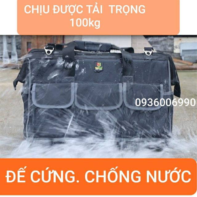 (Rẻ nhất shopee) Túi đựng đồ nghề đế nhựa siêu bền, chống nước, hàng cao cấp