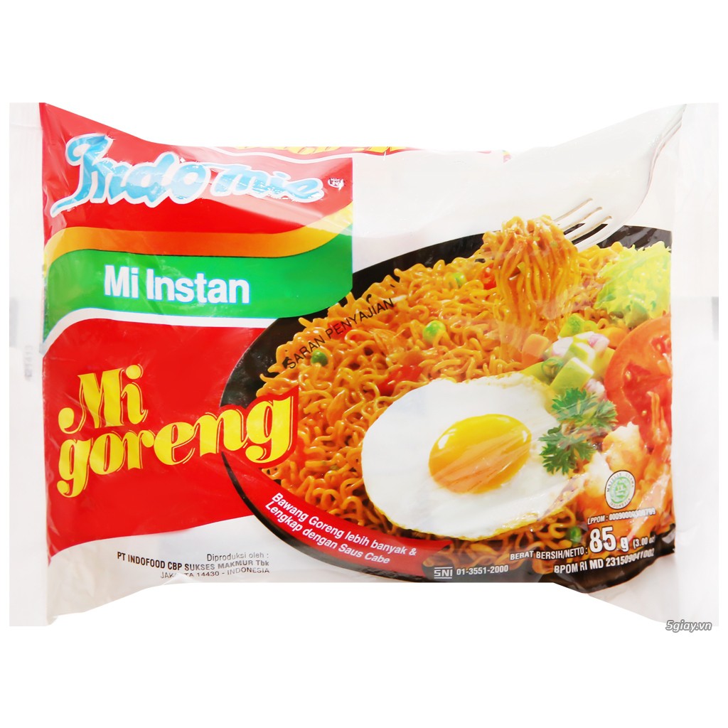 Mì xào khô Indomie Mi Goreng Rasa Iga Penyet 80g