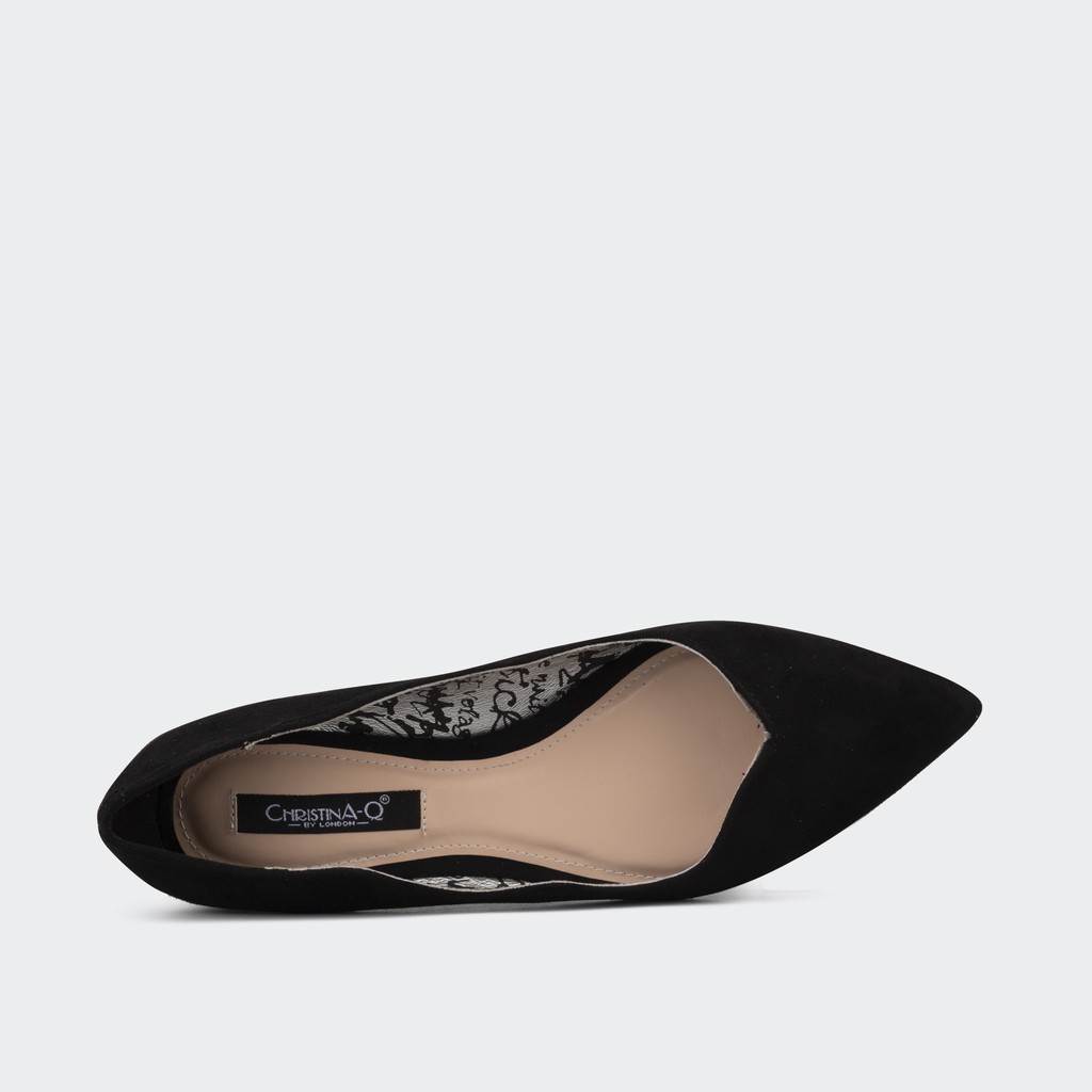 Giày búp bê thời trang da bò Christina-Q GBB157