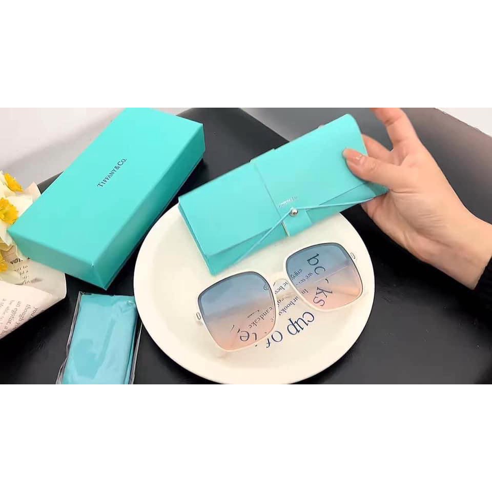 Kính mắt nữ râmTi.ffa.ny full hộp đựng kính xịn gọng trắng hàng Cao cấp