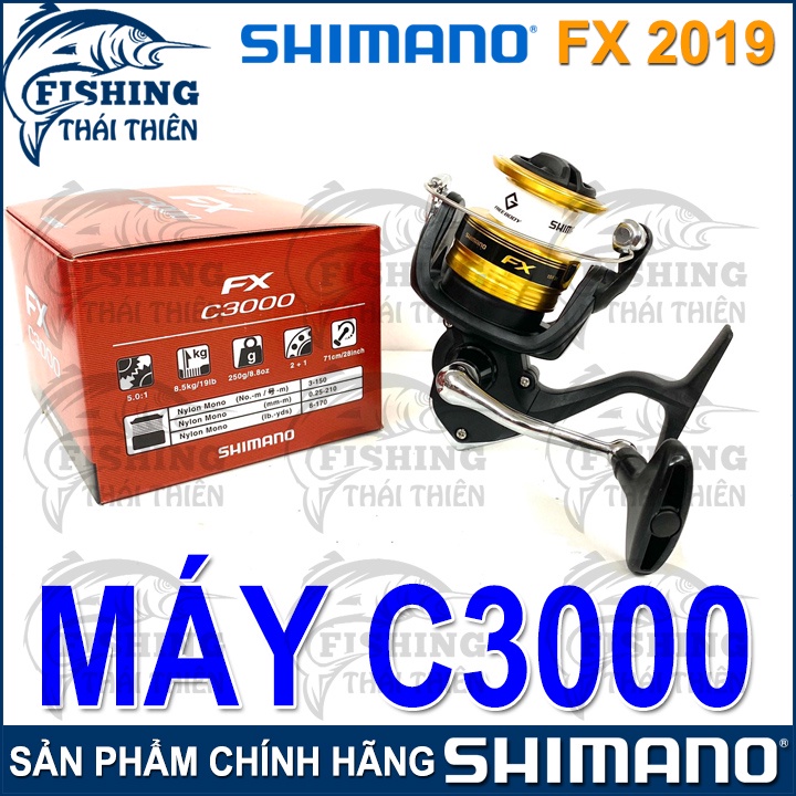 Máy Câu Cá Shimano FX 2500/ C3000/ 4000 Dòng Mới 2019