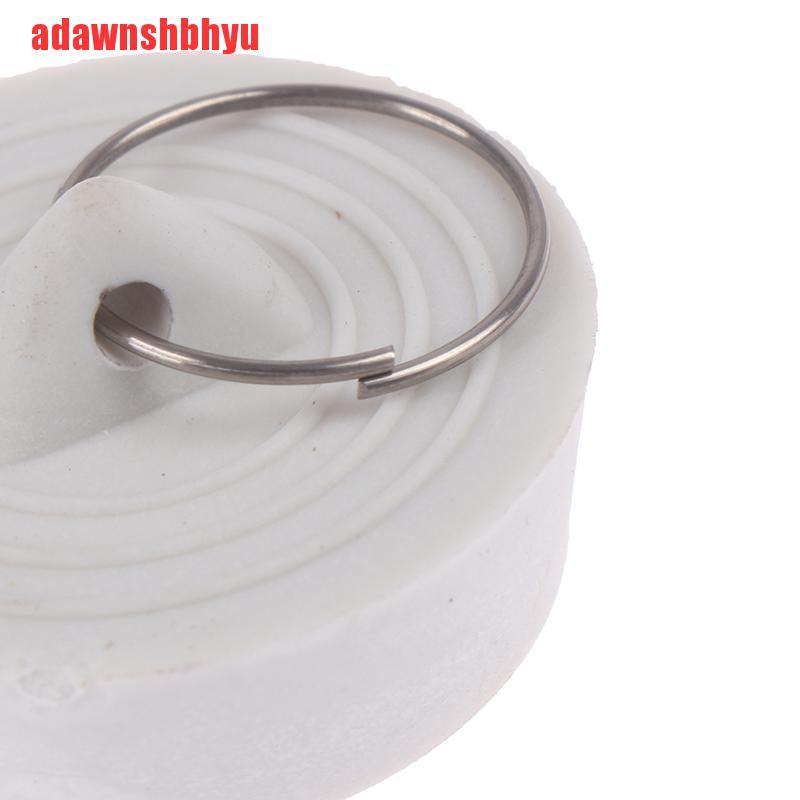 [adawnshbhyu]Rubber Sink Drain Stopper Plug With Hanging Ring For Bathtub Kitchen Bathroom