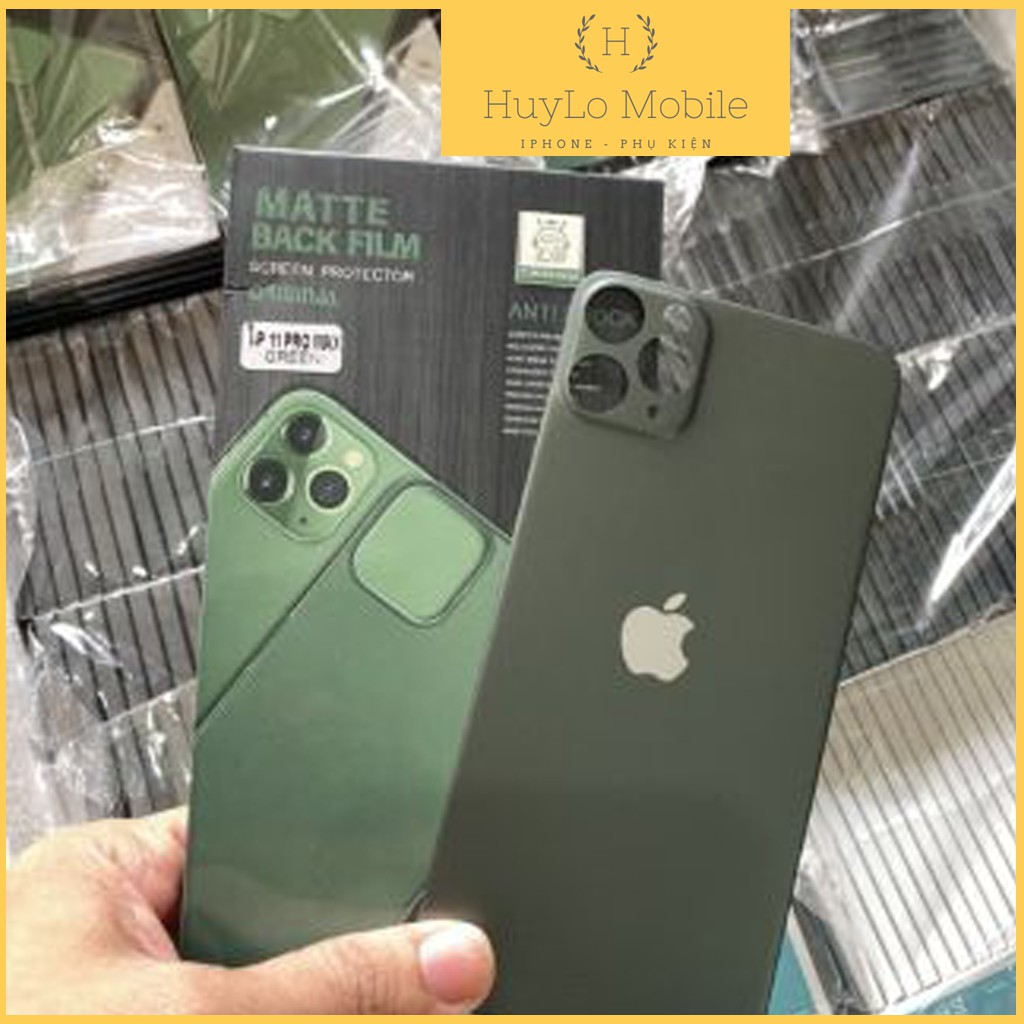 Miếng Dán Lưng Sau Siêu Mỏng Dùng Thay Ốp Lưng Cho iPhone 11 Pro/11 Pro Max | BigBuy360 - bigbuy360.vn