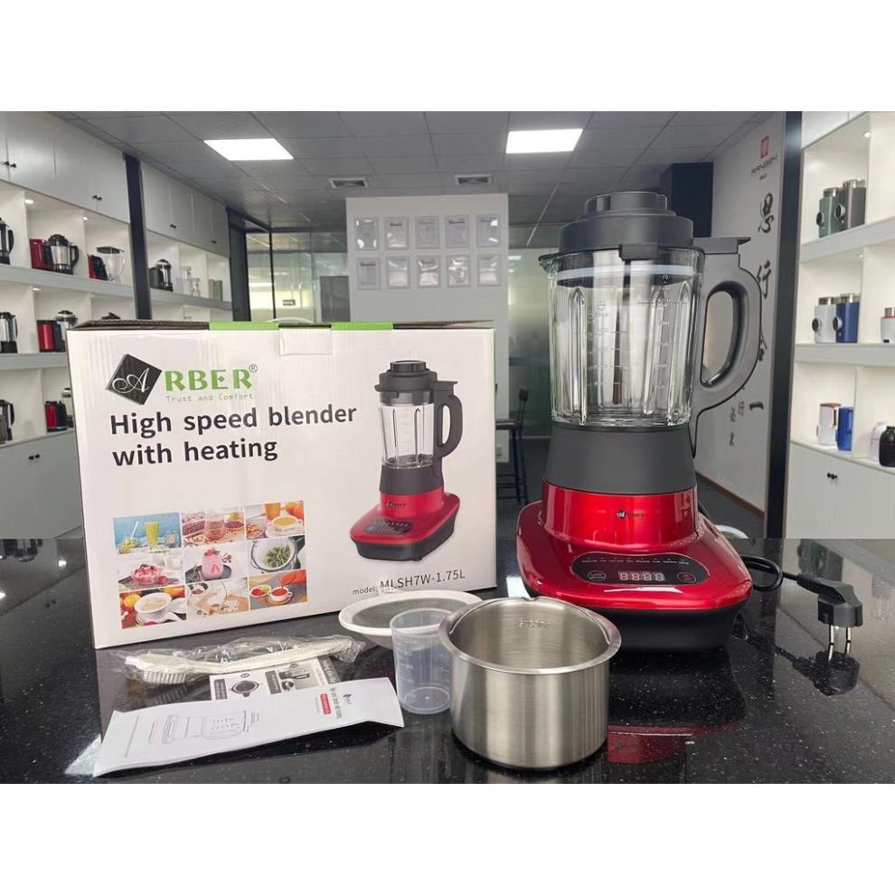 MAY LÀM SỮA HẠT ARBER MLSH7W1.75LRED/RBER MLSH7W1.75LGREEN  hàng chính hãng bảo hành 12 tháng