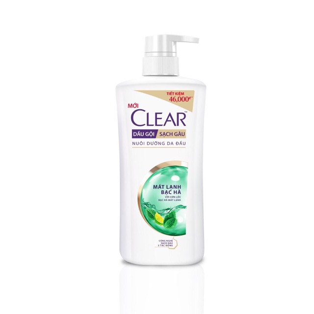 DẦU GỘI CLEAR BẠC HÀ MÁT LẠNH SIZE 650G