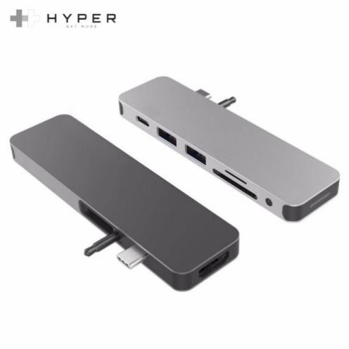 Cổng Chuyển Hyperdrive Solo 7 in 1 Usb-C Cho Macbook,PC,Devices Chính Hãng