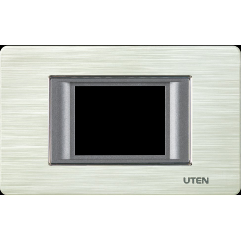 Mặt aptomat chữ nhật Uten - Mặt đôi mặt aptomat 2 pha UTEN