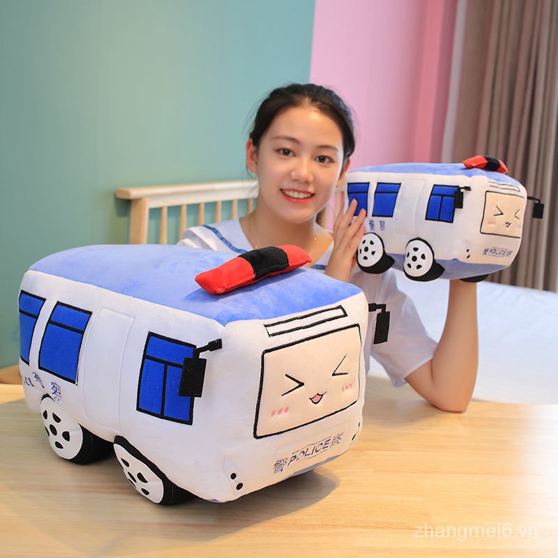 Gối ôm nhồi bông hình xe hơi dễ thương sáng tạo