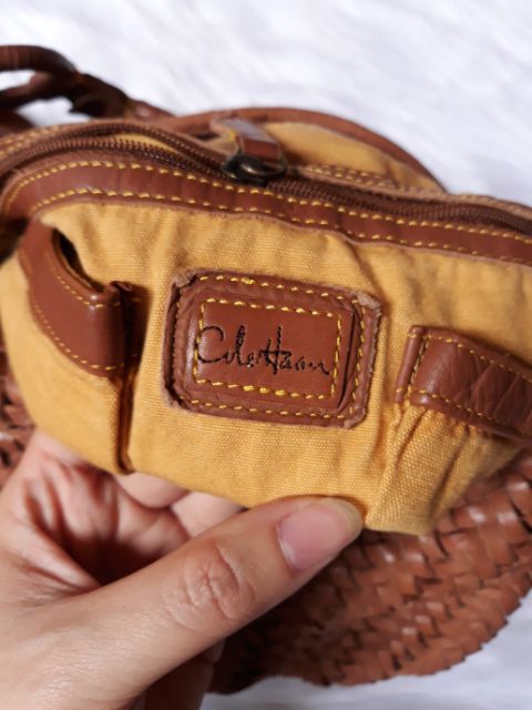 Túi da thật đan siêu dày