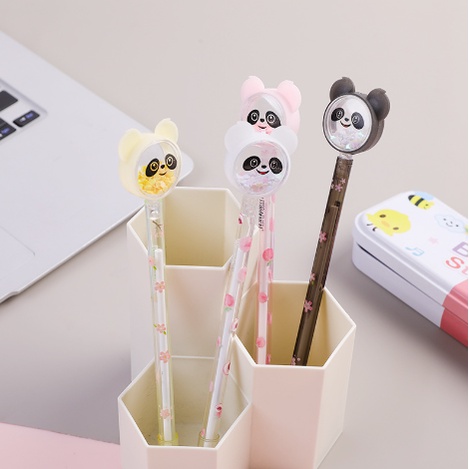 bút kim tuyến gấu trúc BKT49 cute dễ thương hoạt hình manh lan phúc bảo hoa hoa