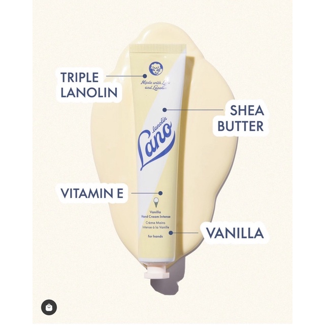 LANOLIPS Lanolin Handcream - Kem tay/móng chứa lanolin cho da tay khô nhạy cảm