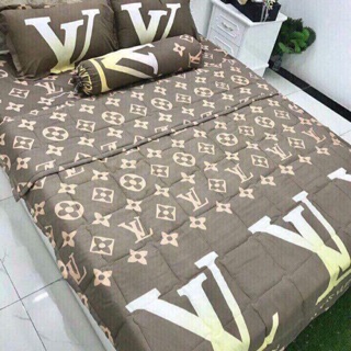 Set bộ chăn ga gối vải đũi cao cấp