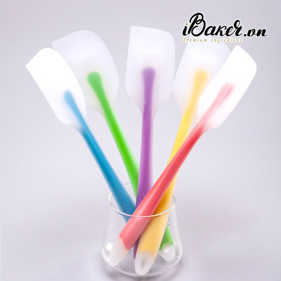 Vét silicon trong sắc màu 28cm (giao màu ngẫu nhiên)