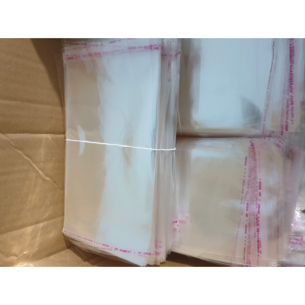 1kg túi bọc ni lông bóng kiếng dán miệng bao đựng quần áo hàng hóa bịch nilon lì xì hay trang sức.