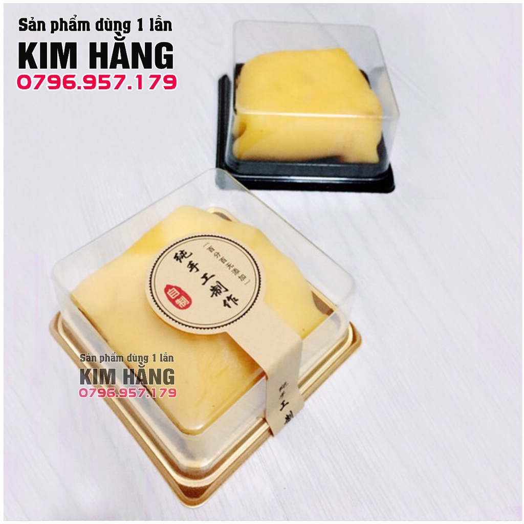Set 100 hộp nhựa XY80S đựng bánh trung thu 100gr