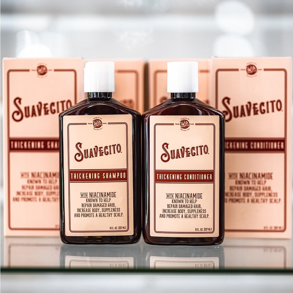 Dầu gội Suavecito Thickening Shampoo 237ml - Dầu xả Suavecito Thickening Conditioner 237ml