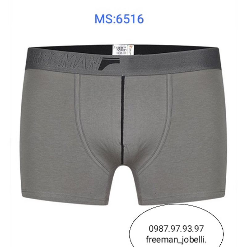 MS:6516,sịp đùi cotton 4 chiều, thương hiệu Freeman chính hãng