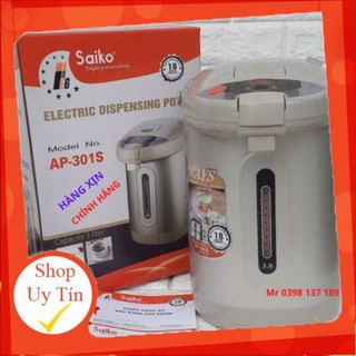 Bình thủy điện saiko ap-301s 3l siêu bền, siêu rẻ