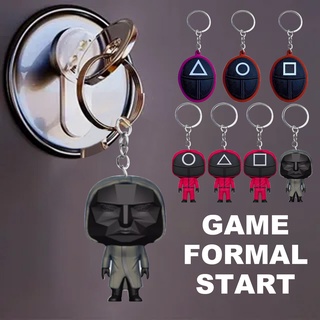 Móc khóa hình nhân vật game Squid