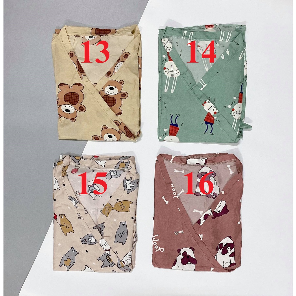 [Kate mềm] Bộ đồ ngủ kimono đùi chất mịn mát freesize<60kg | BigBuy360 - bigbuy360.vn