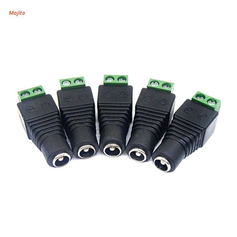 Bộ 5 đầu nối nguồn DC 2.1x5.5mm