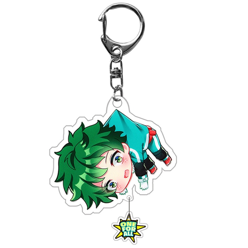 Móc Khóa Hình Nhân Vật Todoroki Shoto Midoriya Lzuku Trong My Hero Academia