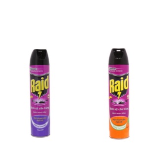 Bình xịt côn trùng Raid 600ml HSD còn 1 năm