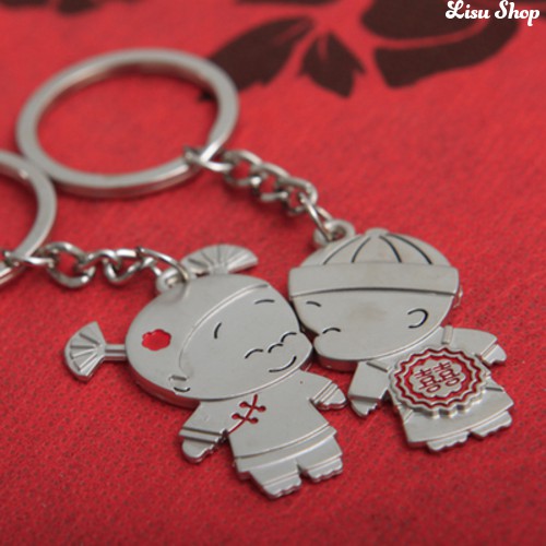 Móc khóa cặp đôi cô dâu chú rể