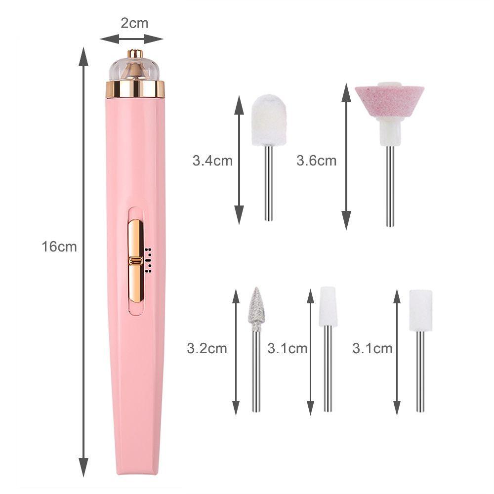 Máy Khoan Móng Tay Không Dây Sạc USB Tiện Dụng