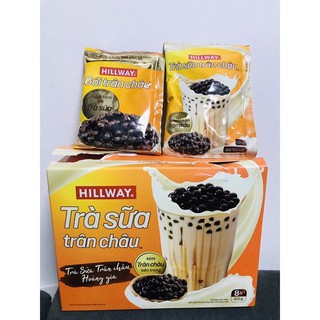1 Set trà sữa trân châu HILLWAY ( trà + trân châu thật )