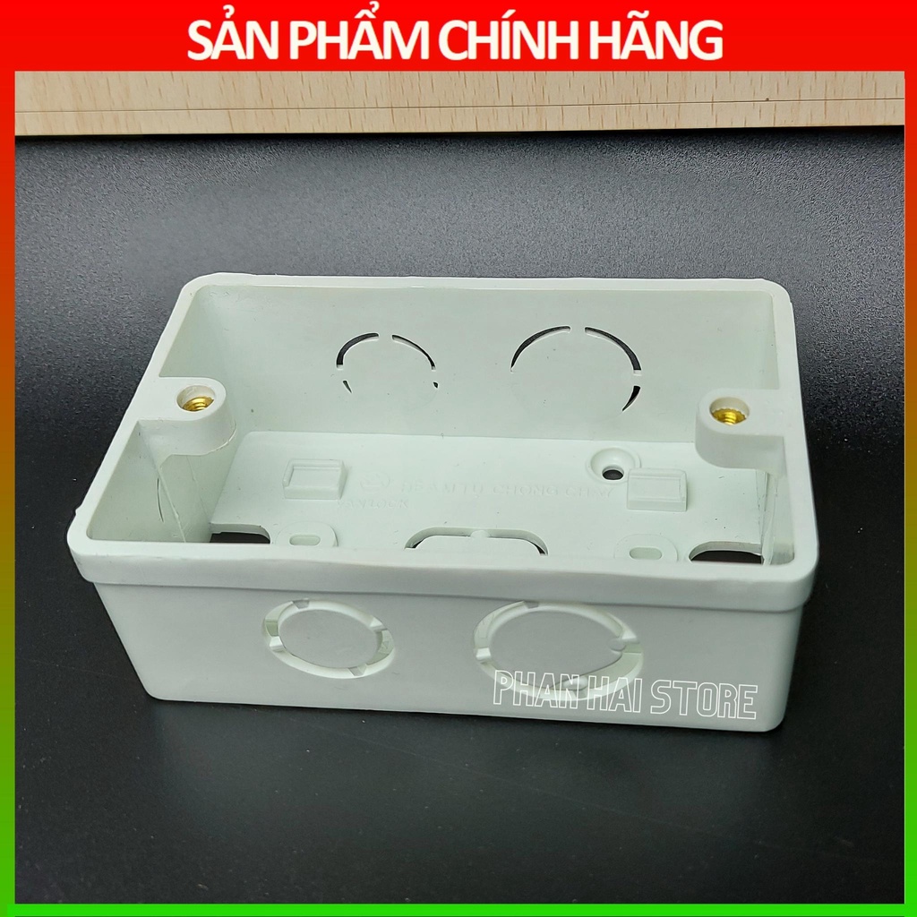 Đế âm đơn Sino S2157 - Đế âm tự chống cháy hàng chính hãng