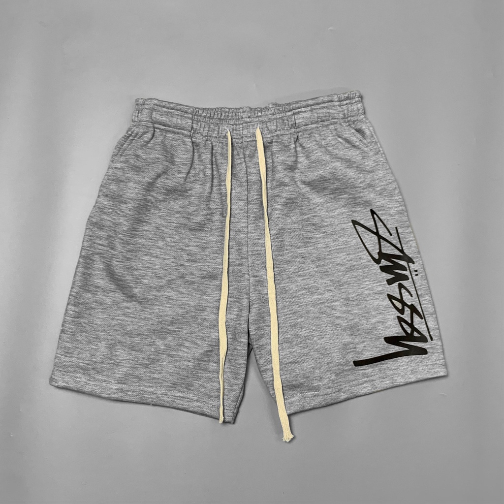 Quần short nỉ cotton Stussy , quần nam nữ unisex , Dwa.Unisex