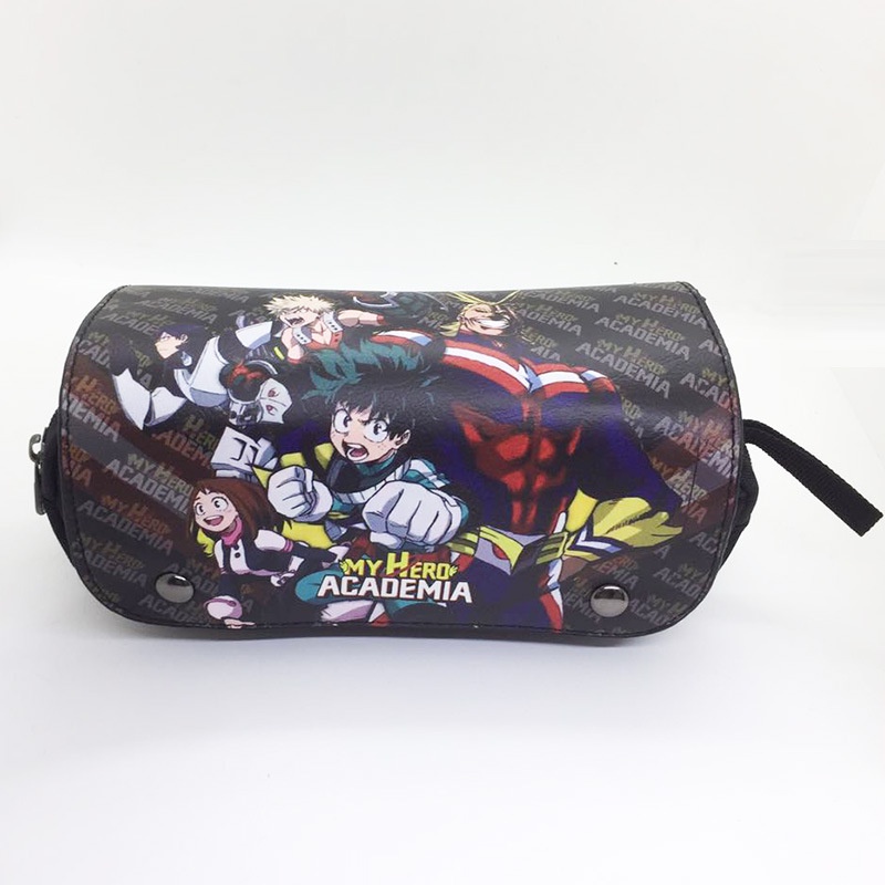 Túi Đựng Bút Vải Canvas Cỡ Lớn In Hoạt Hình My Hero Academia Bakugou deku Dễ Thương Cho Bé
