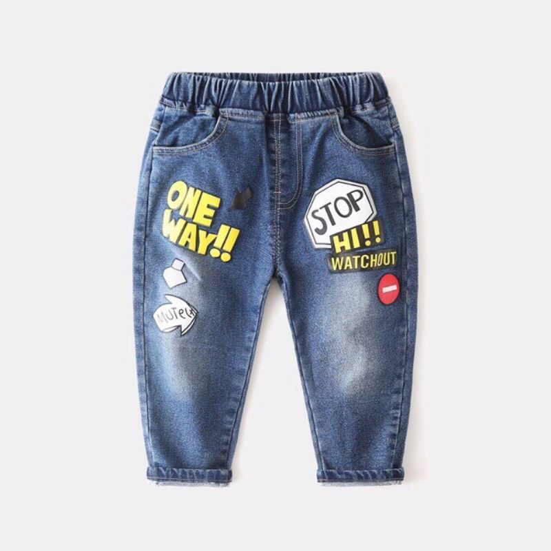 !!!SALE!!! Quần bò STOP HI cho bé sành điệu