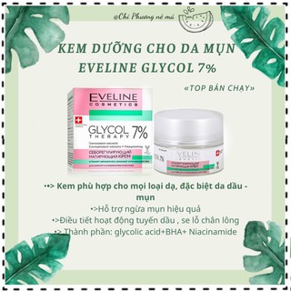 KEM DƯỠNG EVELINE GLYCOL THERАРУ 7% СНО DA MЦN (KÈM BILL)
