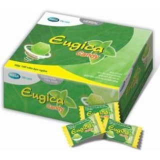 KẸO NGẬM EUGICA 100 VIÊN - LÀM DỊU CƠN HO, GIẢM ĐAU RÁT HỌNG VÀ KHẢN TIẾNG EUGICA CANDY