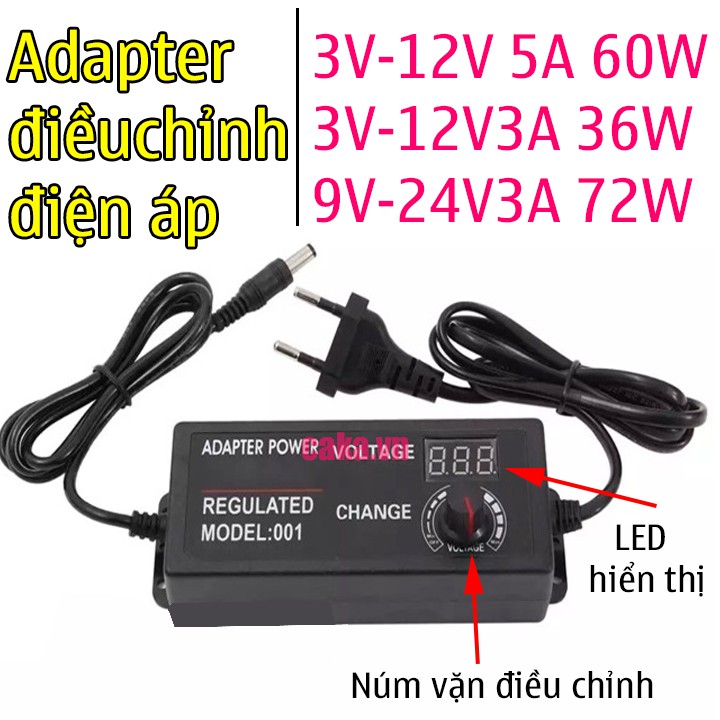 LKDT Nguồn Adapter chuyển đổi điện áp