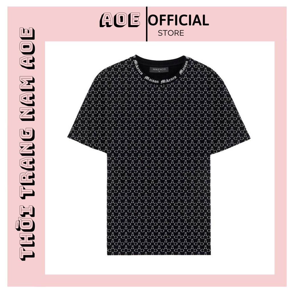 Áo phông nam MIKENCO Monogram in tản nhiệt chữ MC