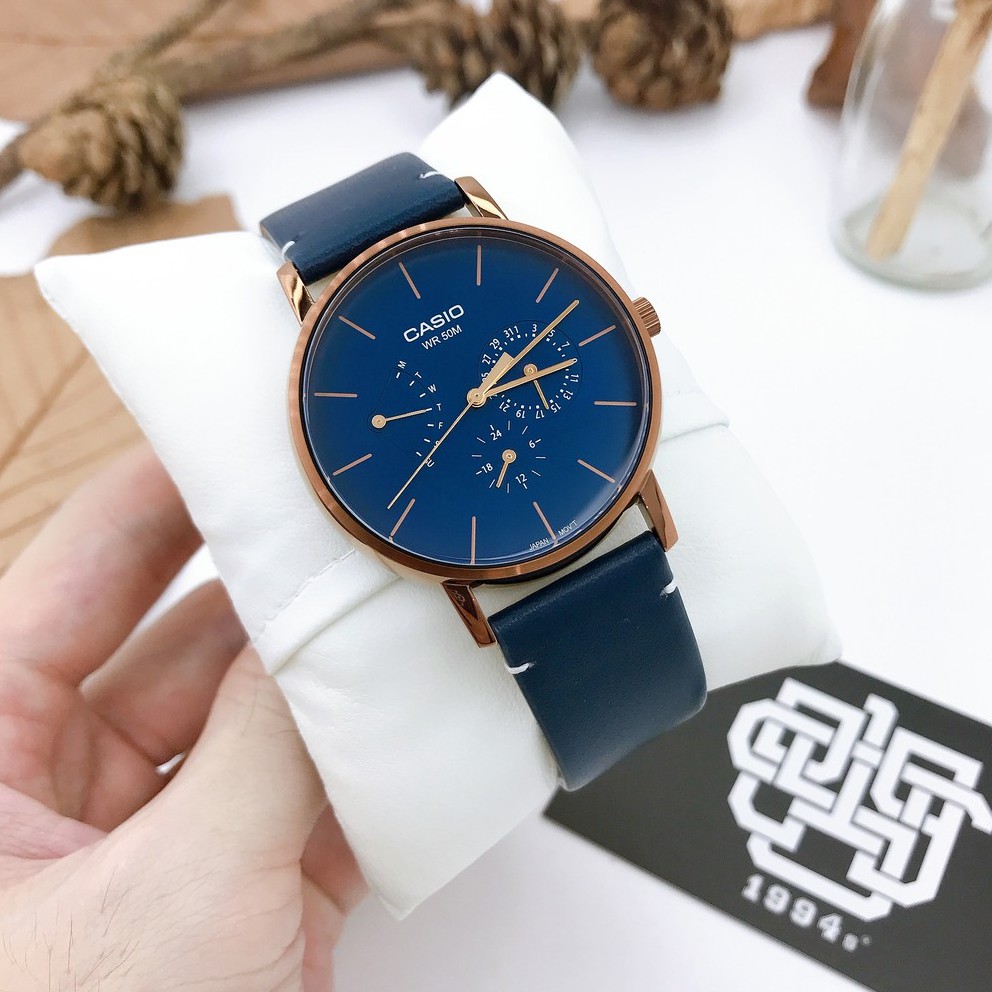 Đồng hồ nam Casio MTP-E320 Series chống nước 50m, size 40mm, hàng chính hãng