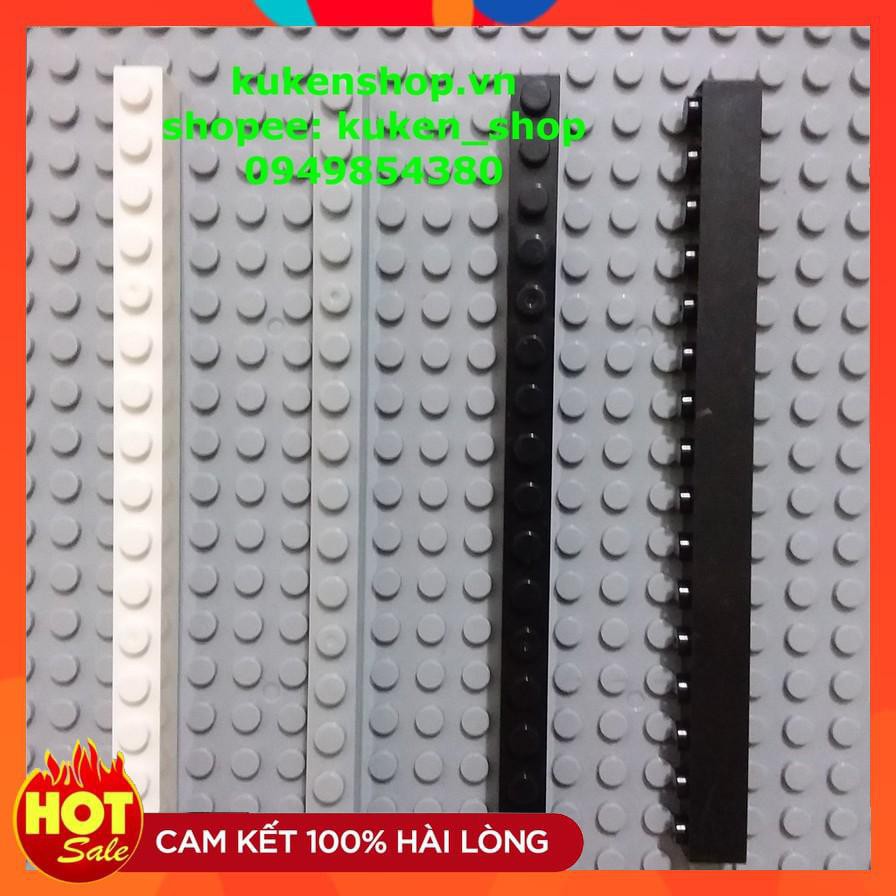 Đồ Chơi Một Thanh Gạch 1x16x3 NO.433- Phụ Kiện MOC Brick
