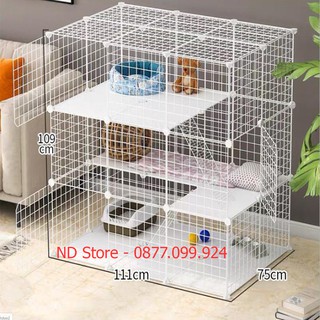 [Tặng Chốt] Tấm Lưới Sắt Làm Quây Chó, Quây Mèo Theo Sở Thích - Kích Thước Tấm 35x35cm, 45x35cm ( Trắng, Đen, Hồng )