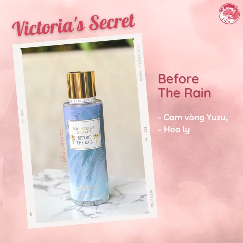 Xịt thơm Body Mist Victoria’s Secret hương thơm thanh mát [Bản Giới Hạn]