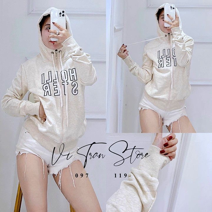 ÁO KHOÁC NỮ Da Cá (M210 - Hollister) | BigBuy360 - bigbuy360.vn