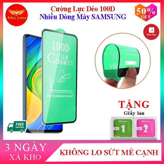 Cường Lực DẺO 100D samsung A01/A10/A10s/A20/A21/A21s/A30/A30s/A31/A40s/A50/A50s/A52/A70//A7 2018/A71/A80/A81/A90/A91/A92