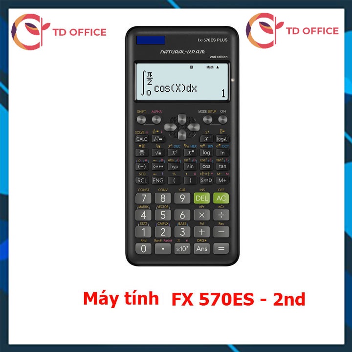 [Lỗi 1 đổi 1][Hàng Thái Lan] Máy tính Học Sinh FX 570ES Plus 2nd Editon - Máy tính Cầm Tay 570 ES Plus - TD OFFICE