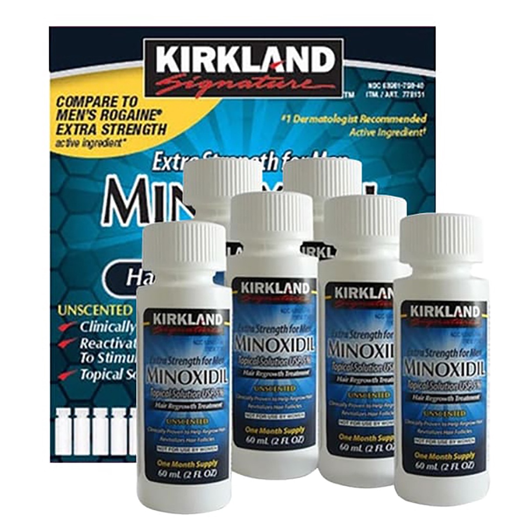 Dung dịch mọc râu tóc Minoxidil 5% 60ml (Dạng lỏng)