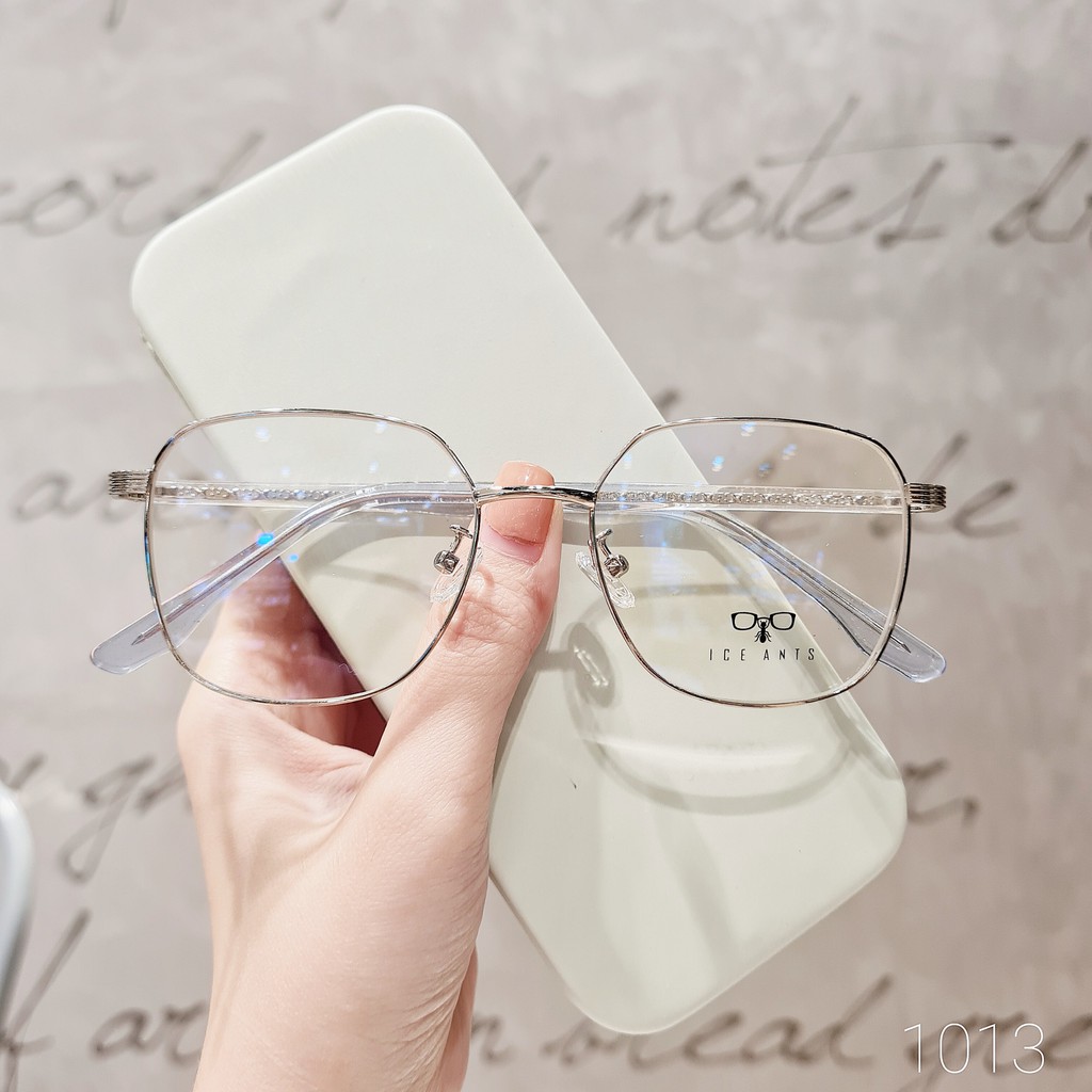 Gọng kính cận kim loại mắt tròn Lilyeyewear 1013 nhiều màu một size