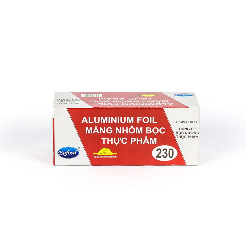 Màng Nhôm Aluminium Foil 30cm x 230m - Lớp phủ Khay Nướng Trung Quốc, EUFOOD Việt Nam Nhập khẩu Chính Hãng