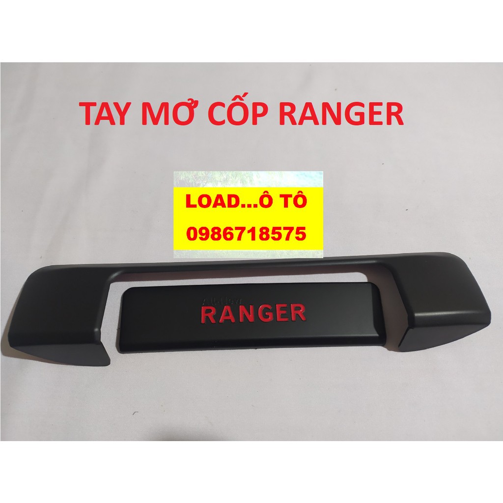 Ốp Trang Trí Tay Cốp Xe FORD RANGER 2022-2016 Màu Đen,Vừa Cho tất cả các bản của ranger