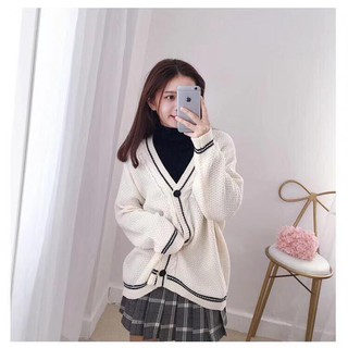 Cardigan len 3 khuy